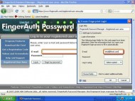 FingerAuth Password Manager screenshot